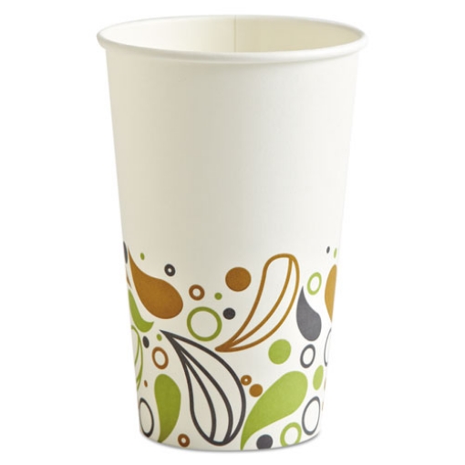 Picture of Deerfield Printed Paper Hot Cups, 16 Oz, 50 Cups/sleeve, 20 Sleeves/carton