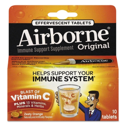 Picture of Immune Support Effervescent Tablet, Zesty Orange, 10/box