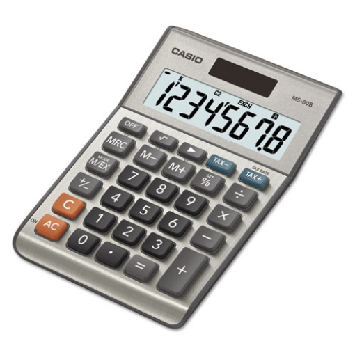 Picture of Ms-80b Tax And Currency Calculator, 8-Digit Lcd