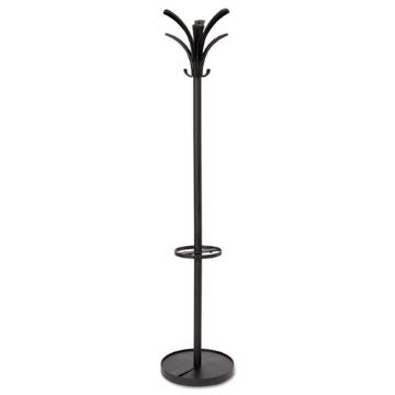 Picture of Brio Coat Stand, 13.75w X 13.75d X 66.25h, Black