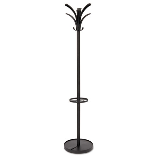 Picture of Brio Coat Stand, 13.75w X 13.75d X 66.25h, Black