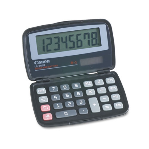 Picture of Ls555h Handheld Foldable Pocket Calculator, 8-Digit Lcd