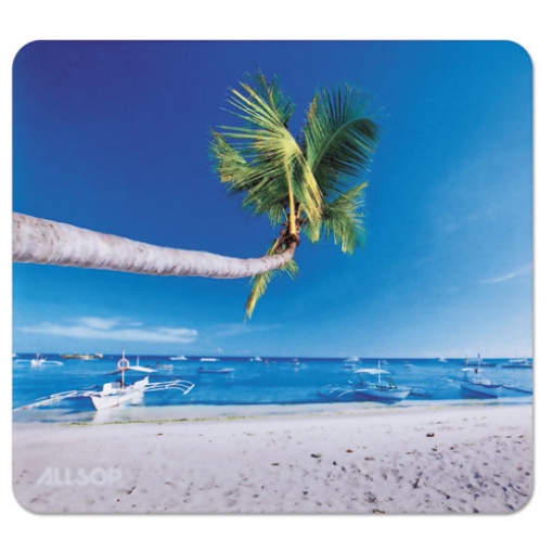 Picture of Naturesmart Mouse Pad, 8.5 x 8, Outrigger Beach Design