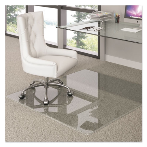 Picture of Premium Glass All Day Use Chair Mat - All Floor Types, 48 X 60, Rectangular, Clear