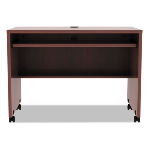 Picture of Alera Valencia Series Mobile Workstation Desk, 41.38" X 23.63" X 30", Medium Cherry