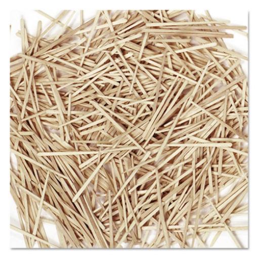 Picture of Flat Wood Toothpicks, Natural, 2,500/pack