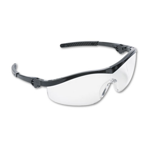 Picture of Storm Wraparound Safety Glasses, Black Nylon Frame, Clear Lens, 12/box