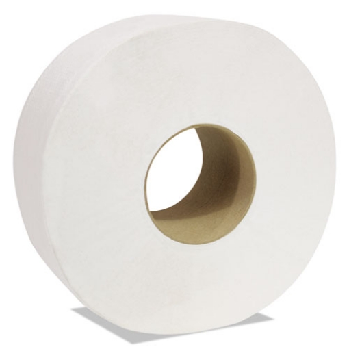 Picture of Select Jumbo Roll Jr. Tissue, 2-Ply, White, 3.5" X 750 Ft, 12 Rolls/carton