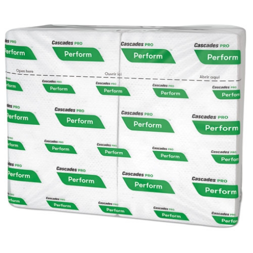 Picture of Perform Interfold Napkins, 1-Ply, 6.5 X 4.25, White, 376/pack, 16 Packs/carton