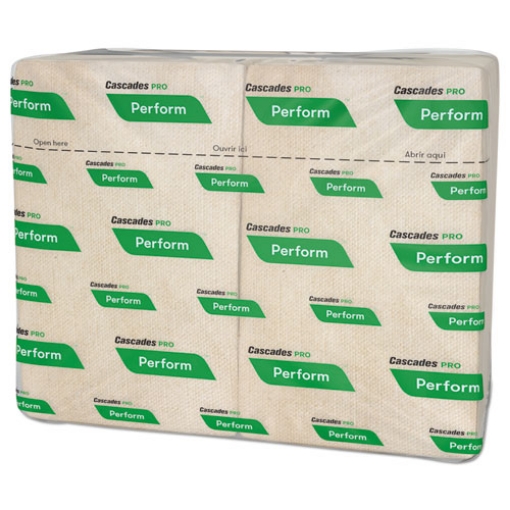 Picture of Perform Interfold Napkins, 1-Ply, 6.5 X 4.25, Natural, 376/pack, 16 Packs/carton