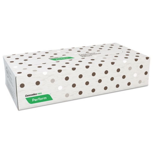 Picture of Perform Facial Tissue, 2-Ply, Latte, 100 Sheets/box, 30 Boxes/carton