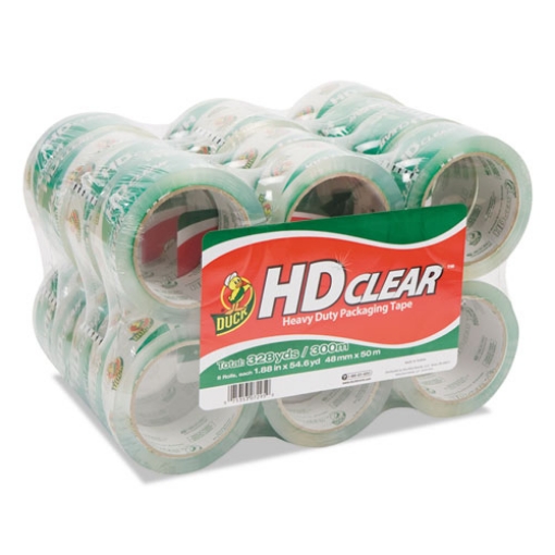 Picture of Heavy-Duty Carton Packaging Tape, 3" Core, 1.88" X 55 Yds, Clear, 24/pack