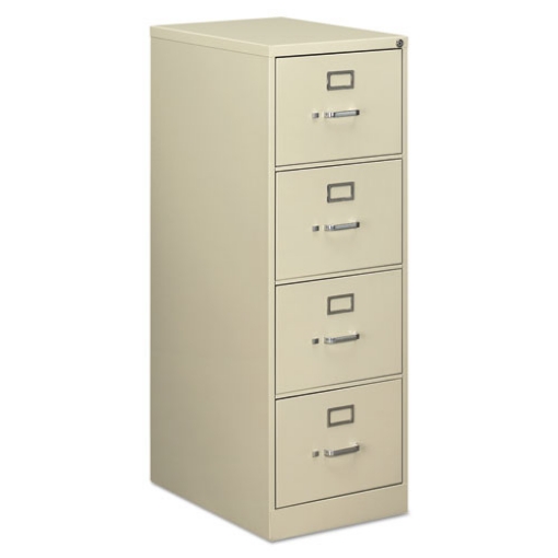 Picture of Economy Vertical File, 4 Legal-Size File Drawers, Putty, 18" x 25" x 52"