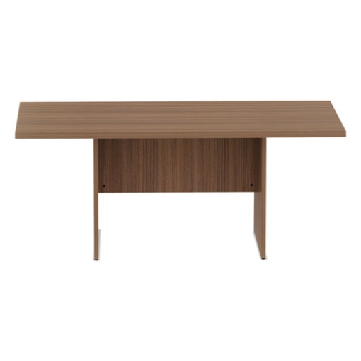 Picture of alera valencia series conference table, rectangular, 70.88w x 41.38d x 29.5h, modern walnut