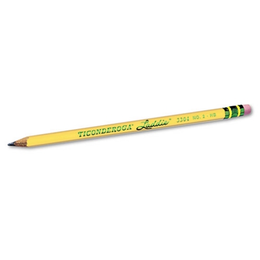 Picture of Ticonderoga Laddie Woodcase Pencil With Microban Protection, Hb (#2), Black Lead, Yellow Barrel, Dozen