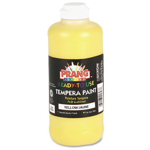 Picture of Ready-To-Use Tempera Paint, Yellow, 16 Oz Dispenser-Cap Bottle