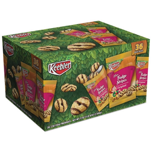 Picture of Mini Cookie Snack Packs, Cookie Variety, Box, 72 Oz