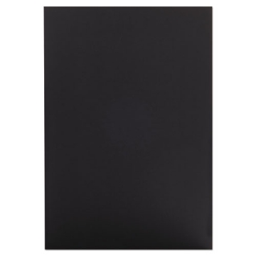 Picture of Foam Board, CFC-Free Polystyrene, 20 x 30, Black Surface and Core, 10/Carton