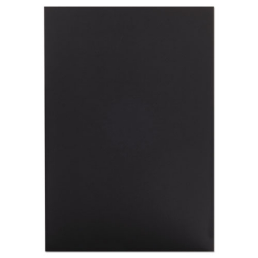 Picture of Foam Board, CFC-Free Polystyrene, 20 x 30, Black Surface and Core, 10/Carton