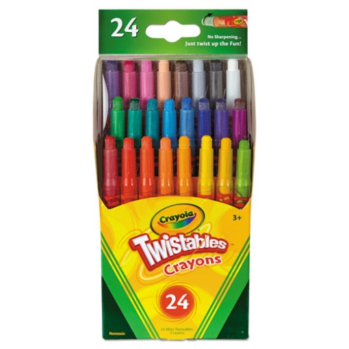 Picture of Twistables Mini Crayons, 24 Colors/pack