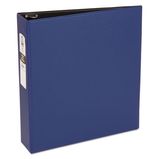 Picture of Economy Non-View Binder With Round Rings, 3 Rings, 2" Capacity, 11 X 8.5, Blue, (3500)