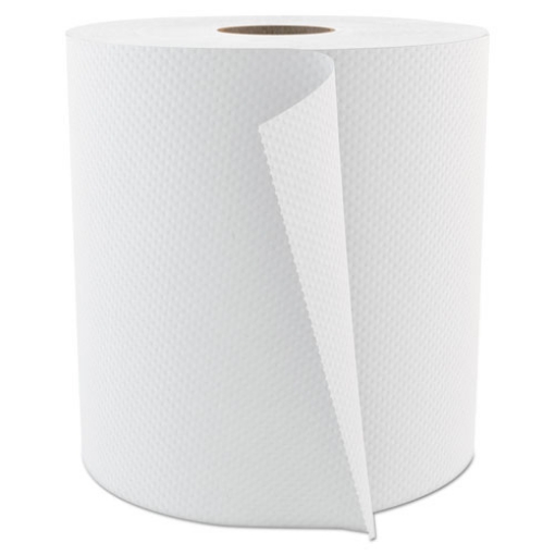 Picture of Select Roll Paper Towels, 1-Ply, 7.9" X 800 Ft, White, 6/carton