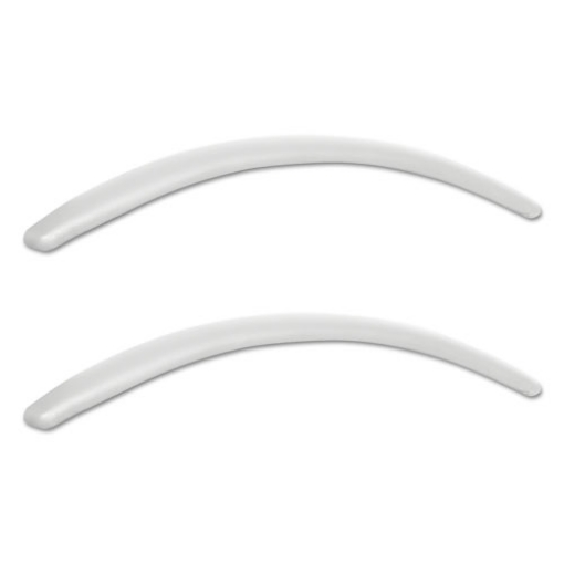 Picture of neratoli series replacement arm pads for alera neratoli series chairs, faux leather, 1.77 x 15.15 x 0.59, white, 2/set