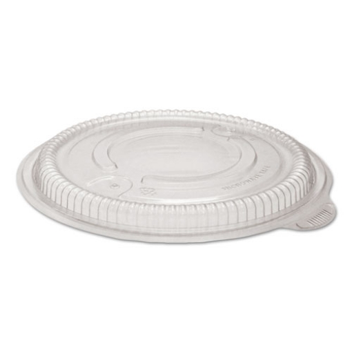 Picture of MicroRaves Incredi-Bowl Lid, For 18, 24, 32, 48 oz Incredi-Bowls, 8.5" Diameter x 0.63"h, Clear, Plastic, 150/Carton