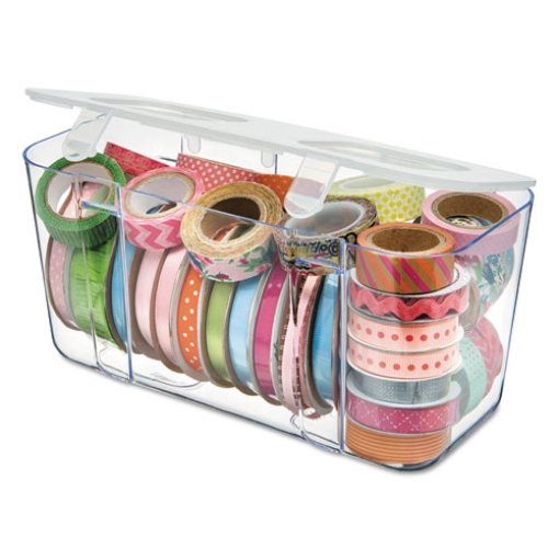 Picture of Stackable Caddy Organizer, Medium, Plastic, 8.8 x 4 x 4.38, White