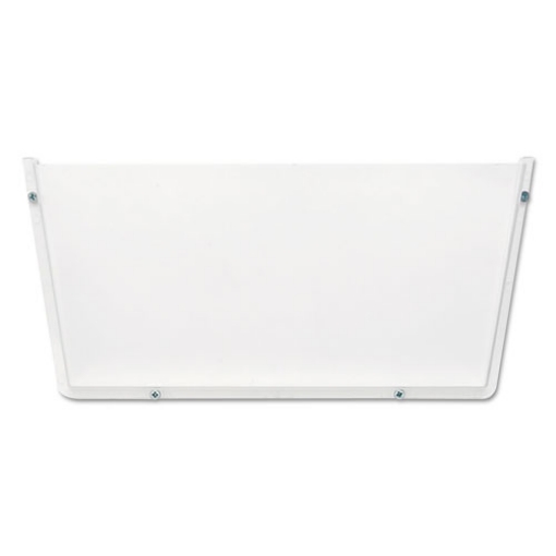 Picture of Unbreakable DocuPocket Wall File, Letter Size, 14.5" x 3" x 6.5", Clear