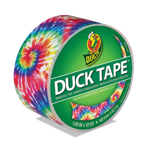 Picture of Colored Duct Tape, 3" Core, 1.88" X 10 Yds, Multicolor Love Tie Dye