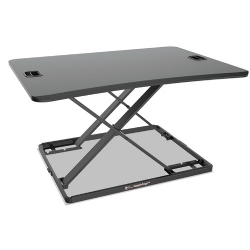 Picture of Adaptivergo Ultra-Slim Sit-Stand Desk, 31.33" X 21.63" X 1.5" To 16", Black