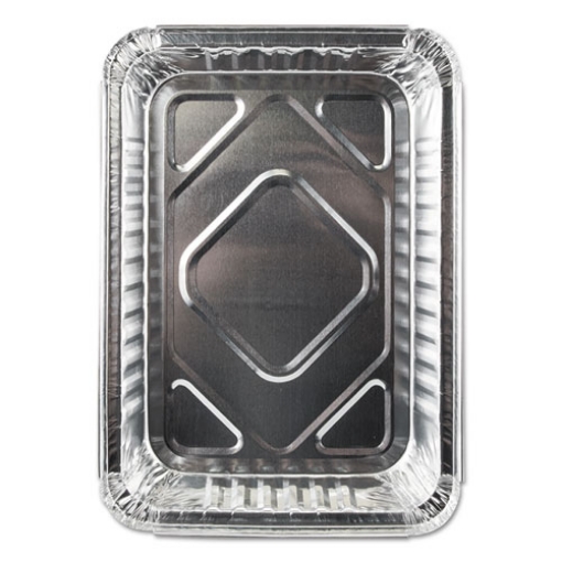 Picture of Aluminum Closeable Containers, 1.5 Lb Oblong, 8.69 X 6.13 X 1.56, Silver, 500/carton