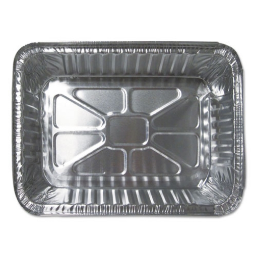 Picture of Aluminum Closeable Containers, 2.25 Lb Oblong, 8.69 X 6.13 X 2.13, Silver, 500/carton