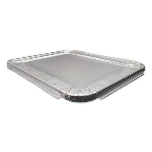 Picture of Aluminum Steam Table Lids, Fits Half-Size Pan, 10.56 x 13 x 0.63, 100/Carton