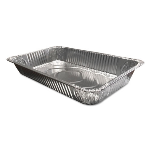 Picture of Aluminum Steam Table Pans, Full-Size Deep-346 Oz., 3.38" Deep, 12.81 X 20.75, 50/carton