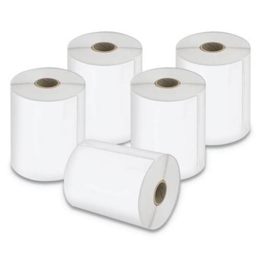 Picture of LW Extra-Large Shipping Labels, 4" x 6", White, 220 Labels/Roll, 5 Rolls/Pack