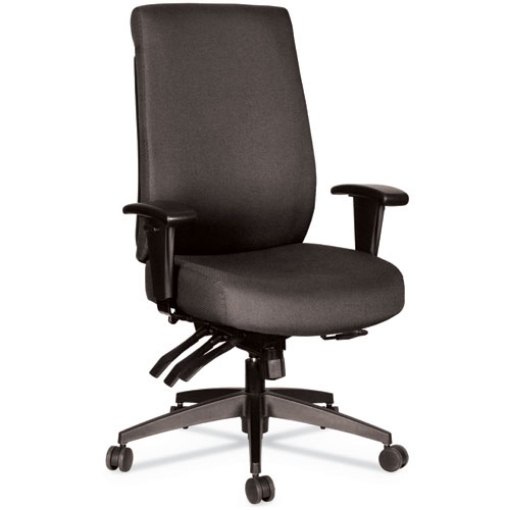 Picture of Alera Wrigley Series 24/7 High Performance High-Back Multifunction Task Chair, Supports 300 Lb, 17.24" To 20.55" Seat, Black