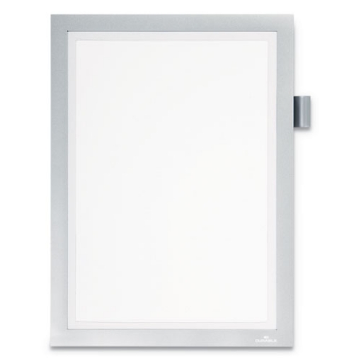 Picture of DURAFRAME Note Sign Holder, 8.5 x 11, Silver Frame