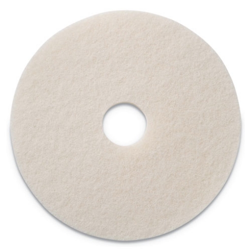 Picture of Polishing Pads, 13" Diameter, White, 5/carton