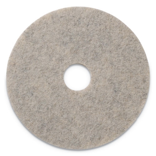 Picture of Combo Burnishing Pads, 19" Diameter, Tan, 5/carton