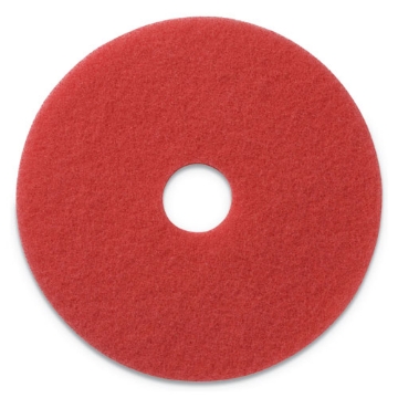 Picture of Buffing Pads, 20" Diameter, Red, 5/carton