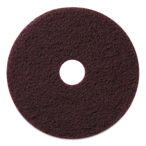 Picture of Stripping Pads, 17" Diameter, Burgundy, 5/carton