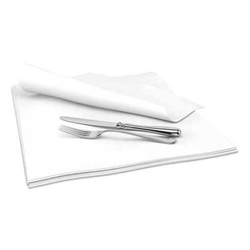 Picture of Select Dinner Napkins, 1-Ply, 15 X 15, White, 1000/carton