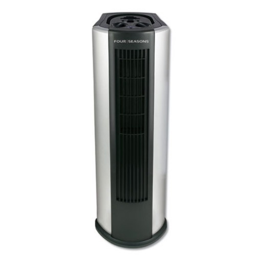 Picture of Four Seasons 4-in-1 Air Purifier/Heater/Fan/Humidifier, 1,500 W, 9 x 11 x 26, Black/Silver