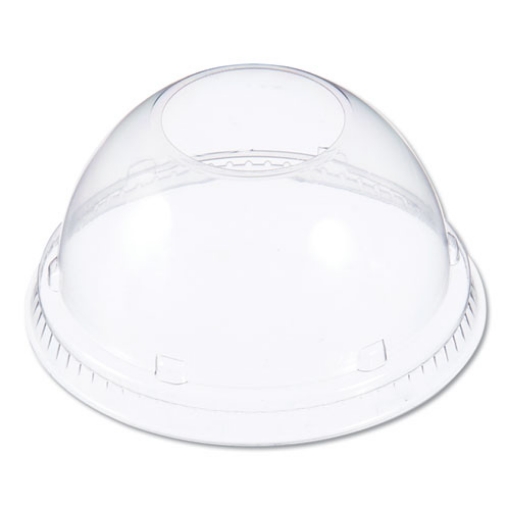 Picture of Dome Lids for Foam Cups and Containers, Fits 12 oz to 24 oz Cups, Clear, 1,000/Carton