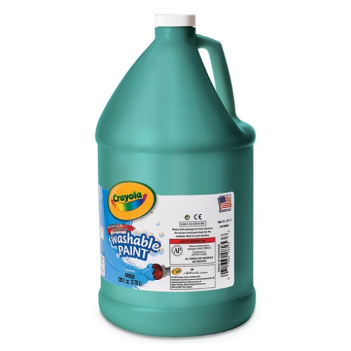 Picture of Washable Paint, Green, 1 Gal Bottle