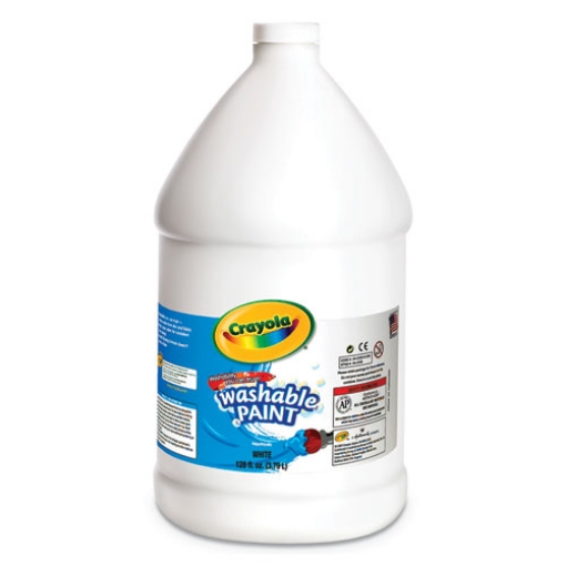 Picture of Washable Paint, White, 1 Gal Bottle