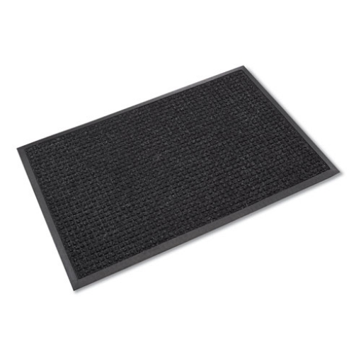 Picture of Super-Soaker Wiper Mat With Gripper Bottom, Polypropylene, 46 X 72, Charcoal