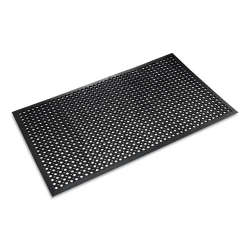 Picture of Safewalk-Light Drainage Safety Mat, Rubber, 36 X 60, Black